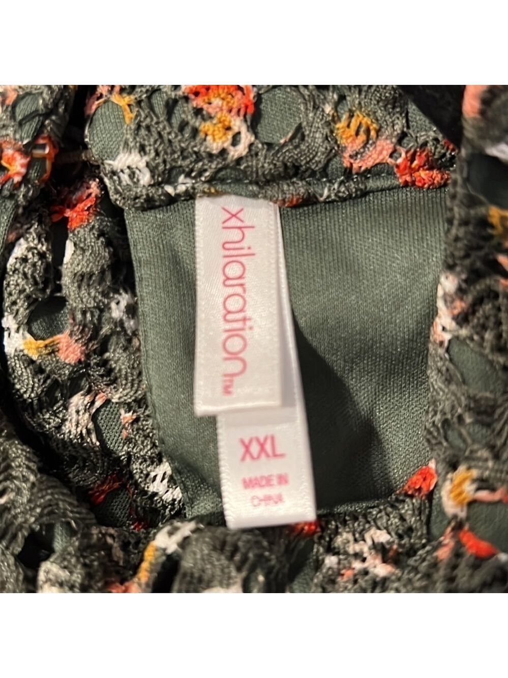 XHILARATION Sleeveless Lace Dress XXL Fall Colored - Picture 10 of 12